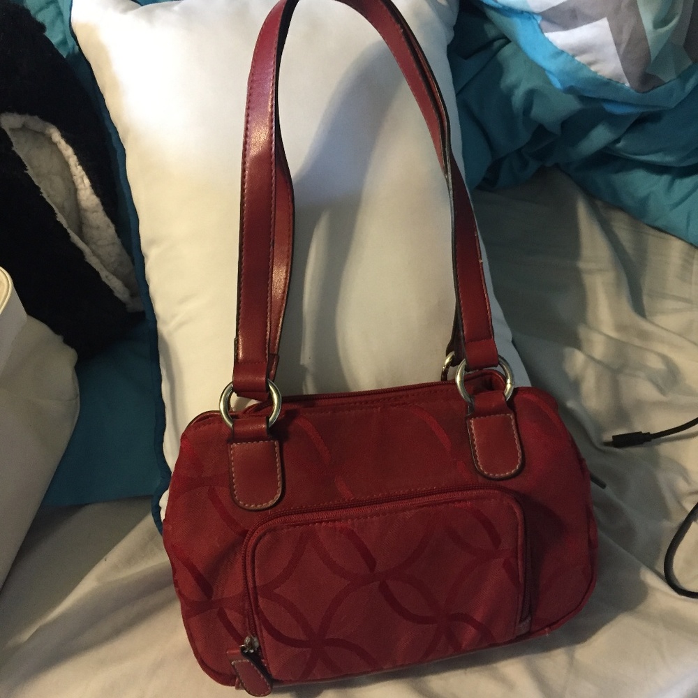 Small red purse